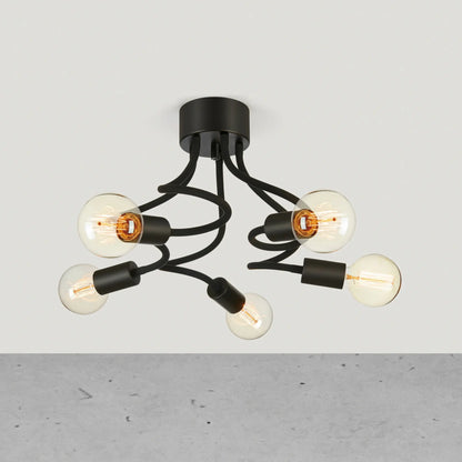 Markslöjd Medusa Taklampa, Svart