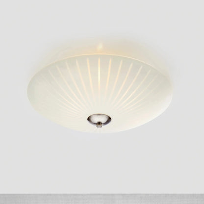 Markslöjd Cut Plafond 43cm, Vit/Stål