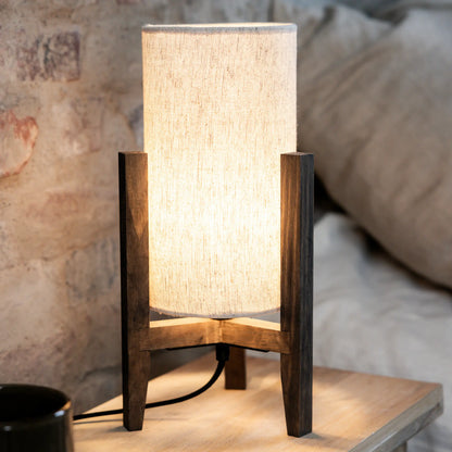 Markslöjd Eruca Bordslampa 1 l 34 cm, Betsad Brun/Beige