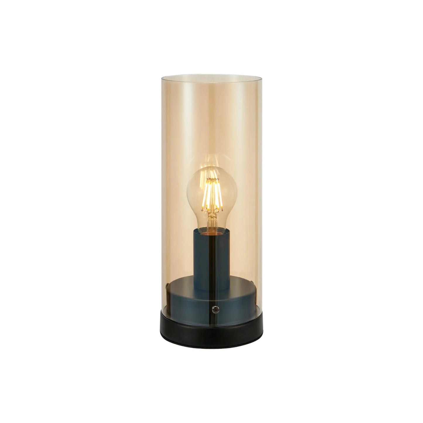 Markslöjd Post Bordslampa 12cm, Svart/Bärnsten