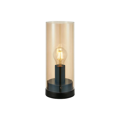 Markslöjd Post Bordslampa 12cm, Svart/Bärnsten