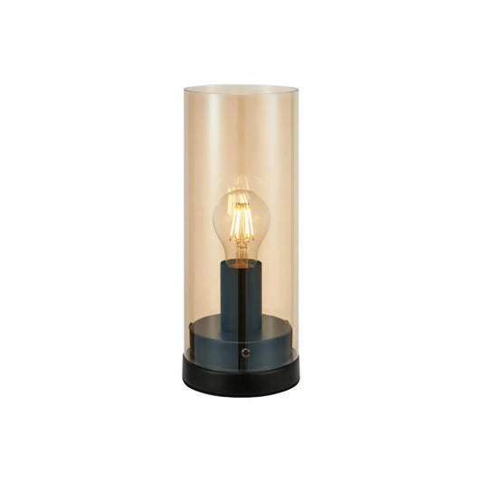 Markslöjd Post Bordslampa 12cm, Svart/Bärnsten