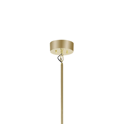 Markslöjd Crown Taklampa 9 l, Mässing/Klar