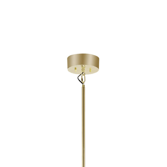 Markslöjd Crown Taklampa 9 l, Mässing/Klar