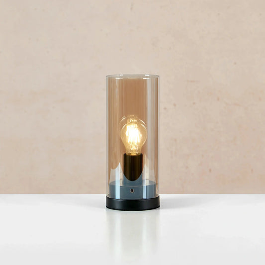 Markslöjd Post Bordslampa 12cm, Svart/Bärnsten