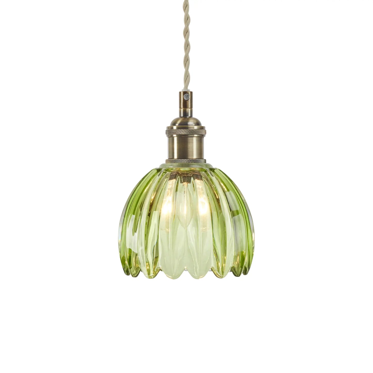 Markslöjd Gota Taklampa, Antik Mässing/Grön