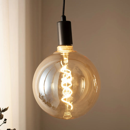 Markslöjd Globe-Lampa E27 4W Soft Led 200, Bärnsten