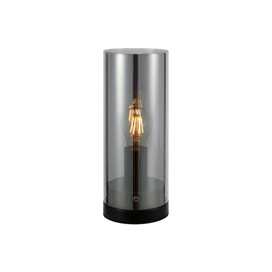 Markslöjd Post Bordslampa 12cm, Svart/Rök