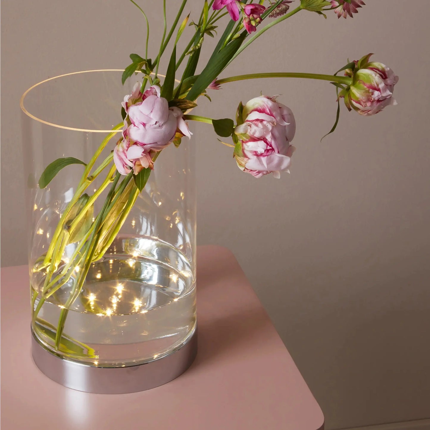 Markslöjd Bouquet Bordslampa 29cm, Krom/Klar