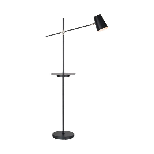 Markslöjd Linear Golvlampa USB, Svart