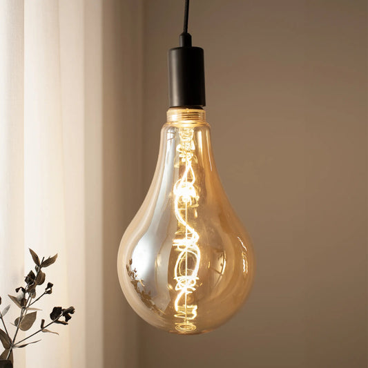 Markslöjd Pear-Lampa E27 4W Soft Led 168, Amber