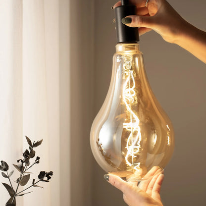 Markslöjd Pear-Lampa E27 4W Soft Led 168, Amber