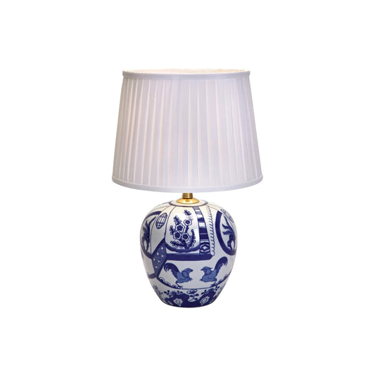 Markslöjd Göteborg Bordslampa 48cm, Blå/Vit