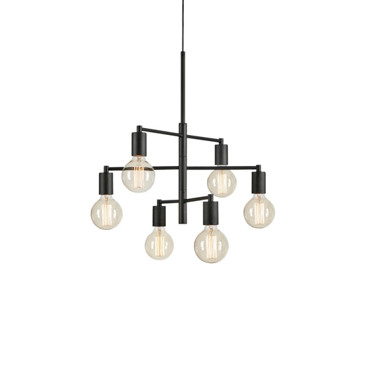 Markslöjd Cielo Taklampa 6 l, Sandy Black