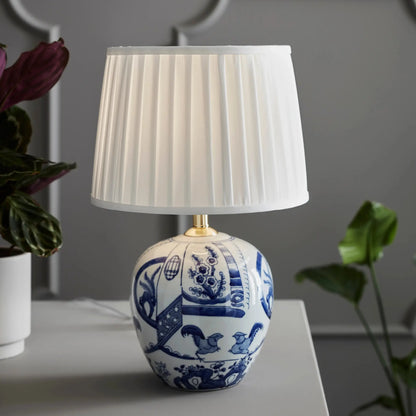 Markslöjd Göteborg Bordslampa 48cm, Blå/Vit