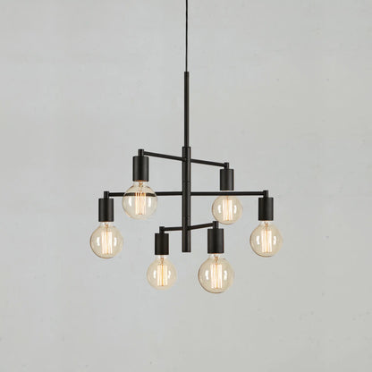 Markslöjd Cielo Taklampa 6 l, Sandy Black