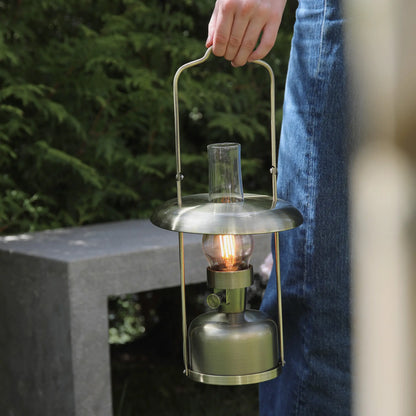 Markslöjd Fanos Uppladdningsbar Bordslampa, Antik Mässing B/O