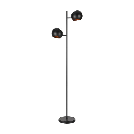 Markslöjd Edgar Golvlampa 2 l, Svart
