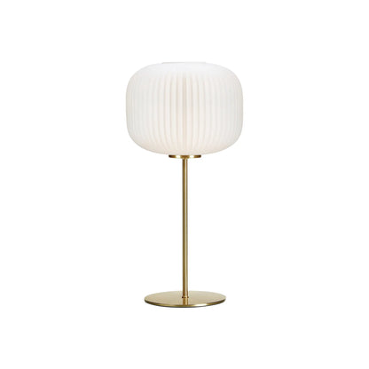 Markslöjd Sober Bordlampa 1 l Borstad, Mässing/Vit