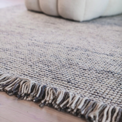 Mogihome, Willow Matta, Creme/Grå-Silvra Home