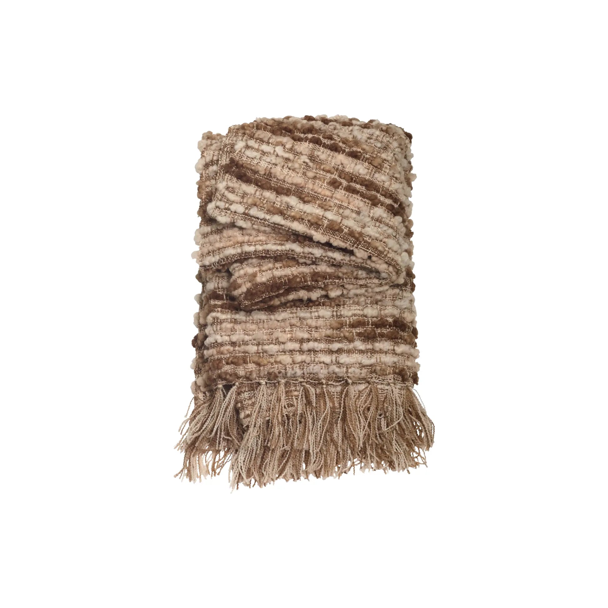 Mogihome, Roxie Pläd, Beige-Silvra Home