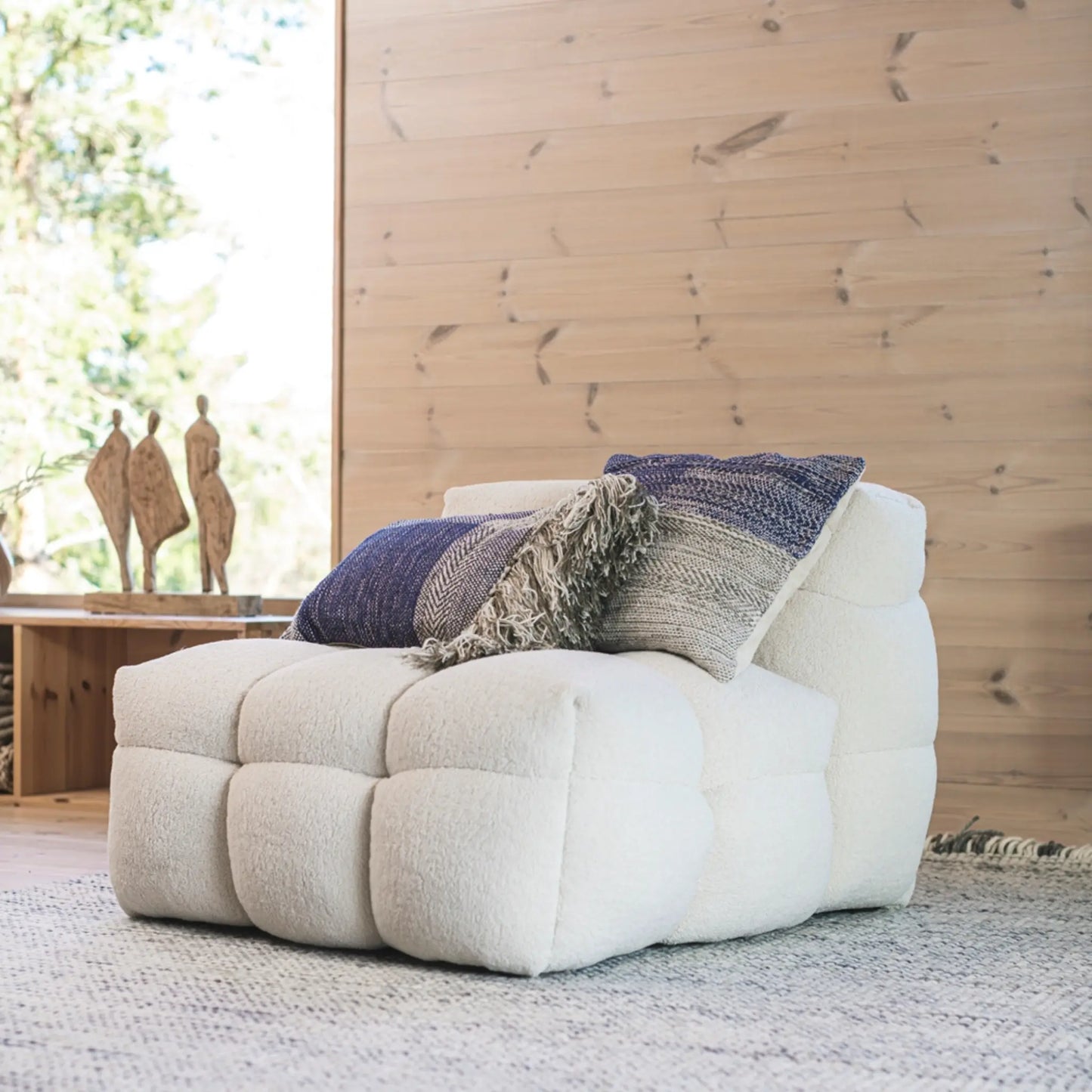 Mogihome, Vanja Kuddfodral, Beige-Silvra Home