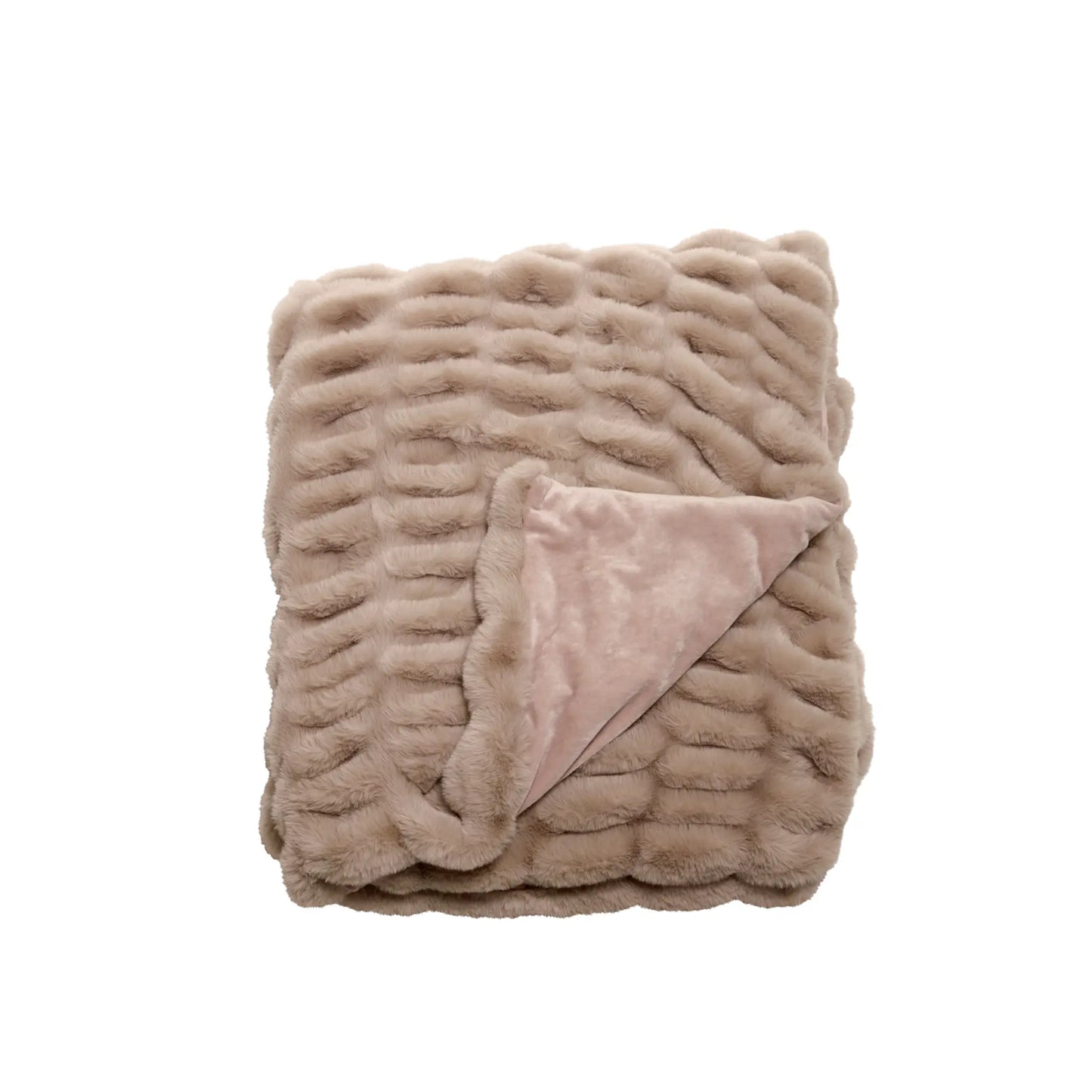 Mogihome, Fluffy Pläd, Beige-Silvra Home