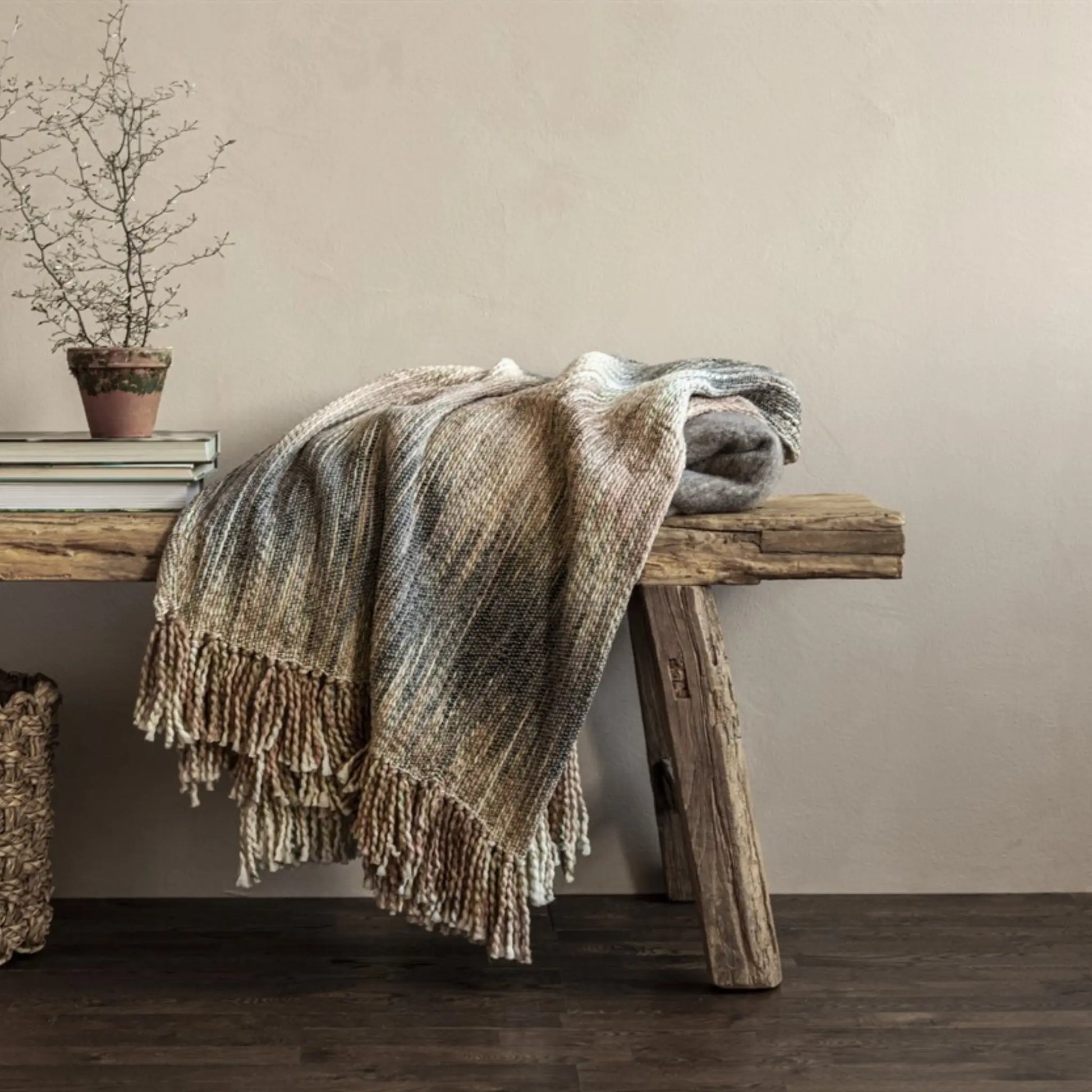 Mogihome, Lumi Pläd, Flerfärgad-Silvra Home