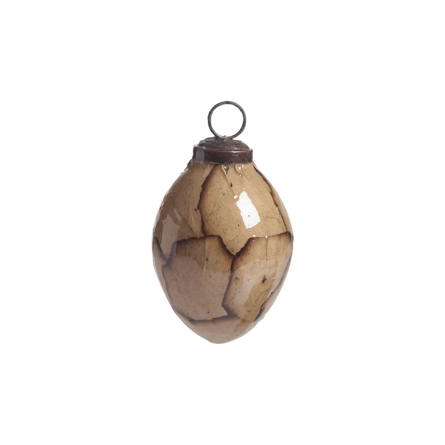 Mogihome, Zuri Julkulor Oval 4-p, Brun-Silvra Home
