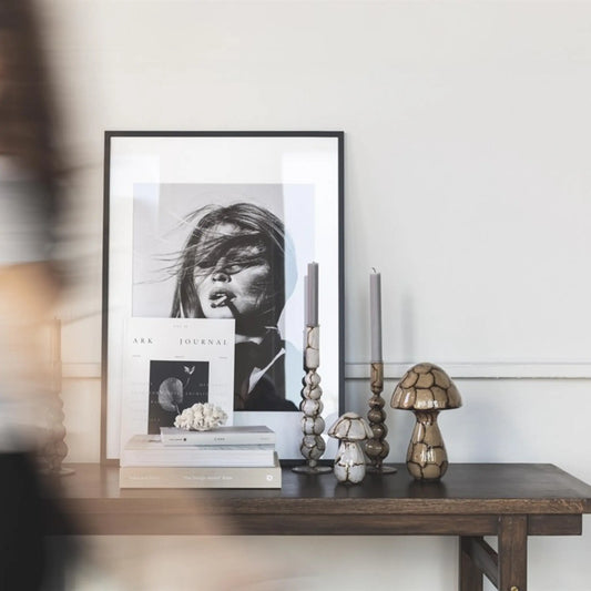 Mogihome, Zuri Dekoration Liten, Vit-Silvra Home