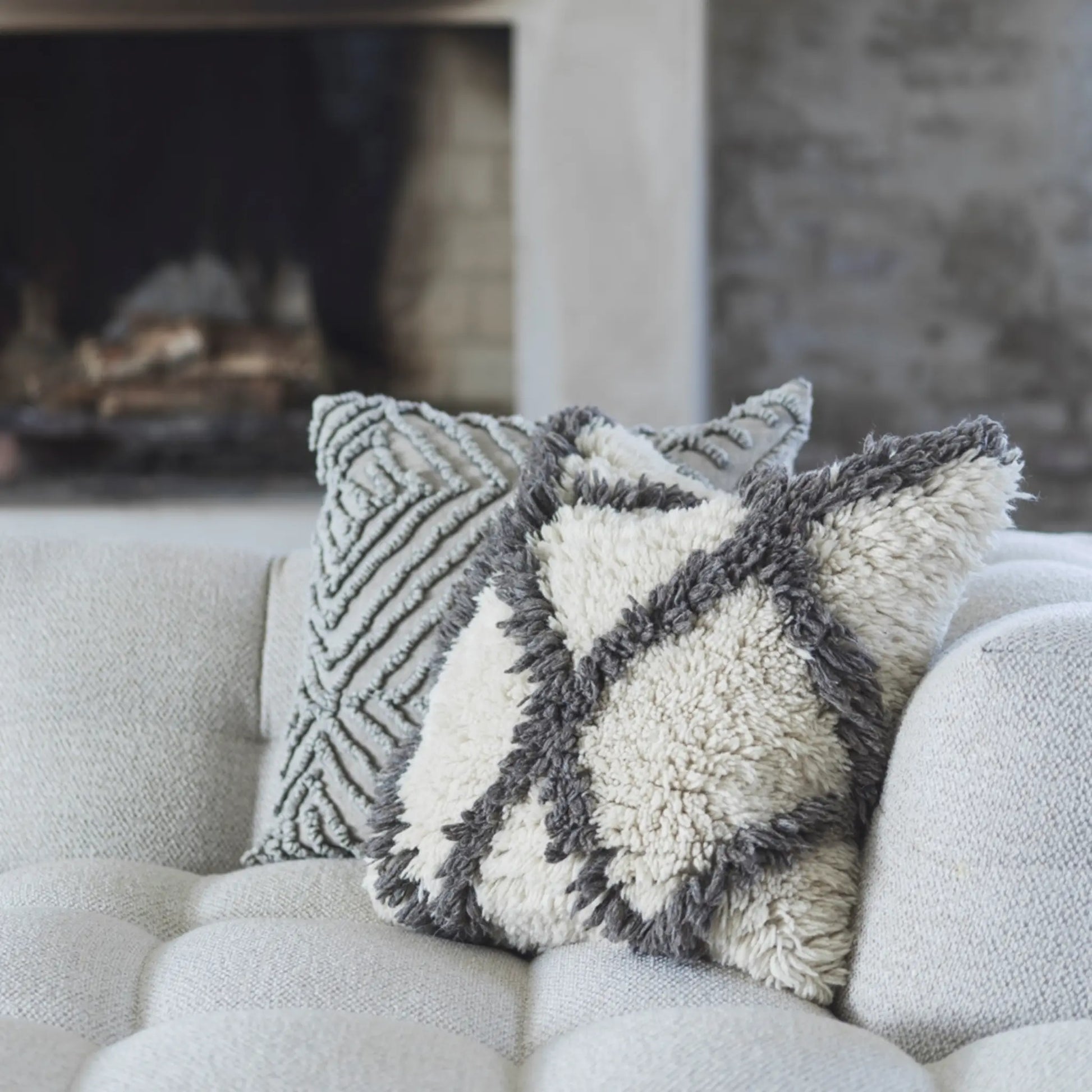 Mogihome, Ellora Kuddfodral, Natur/Brun-Silvra Home