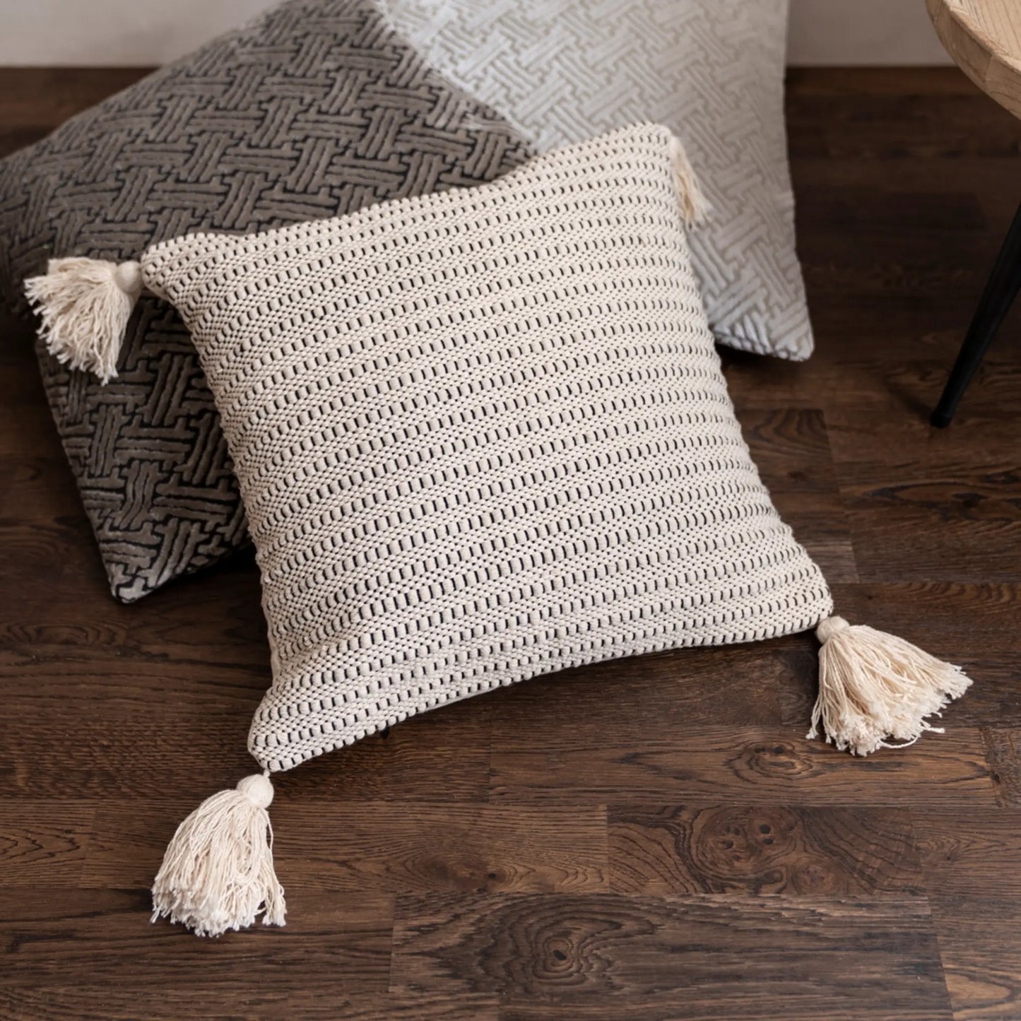 Mogihome, Tara Kuddfodral, Ecru/Svart-Silvra Home