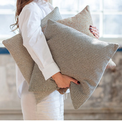 Mogihome, Domino Kuddfodral, Svart-Silvra Home