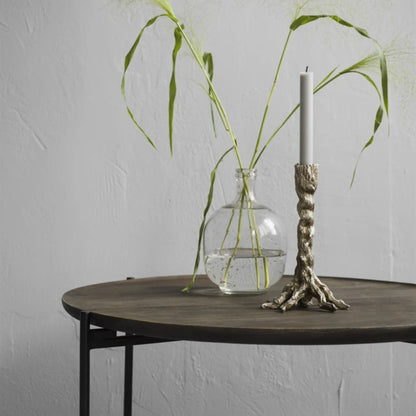 Mogihome, Hoxton Soffbord Runt, Brun-Silvra Home
