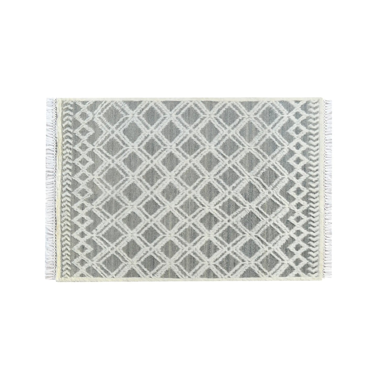 Mogihome, Oak Matta, Creme/Grå-Silvra Home
