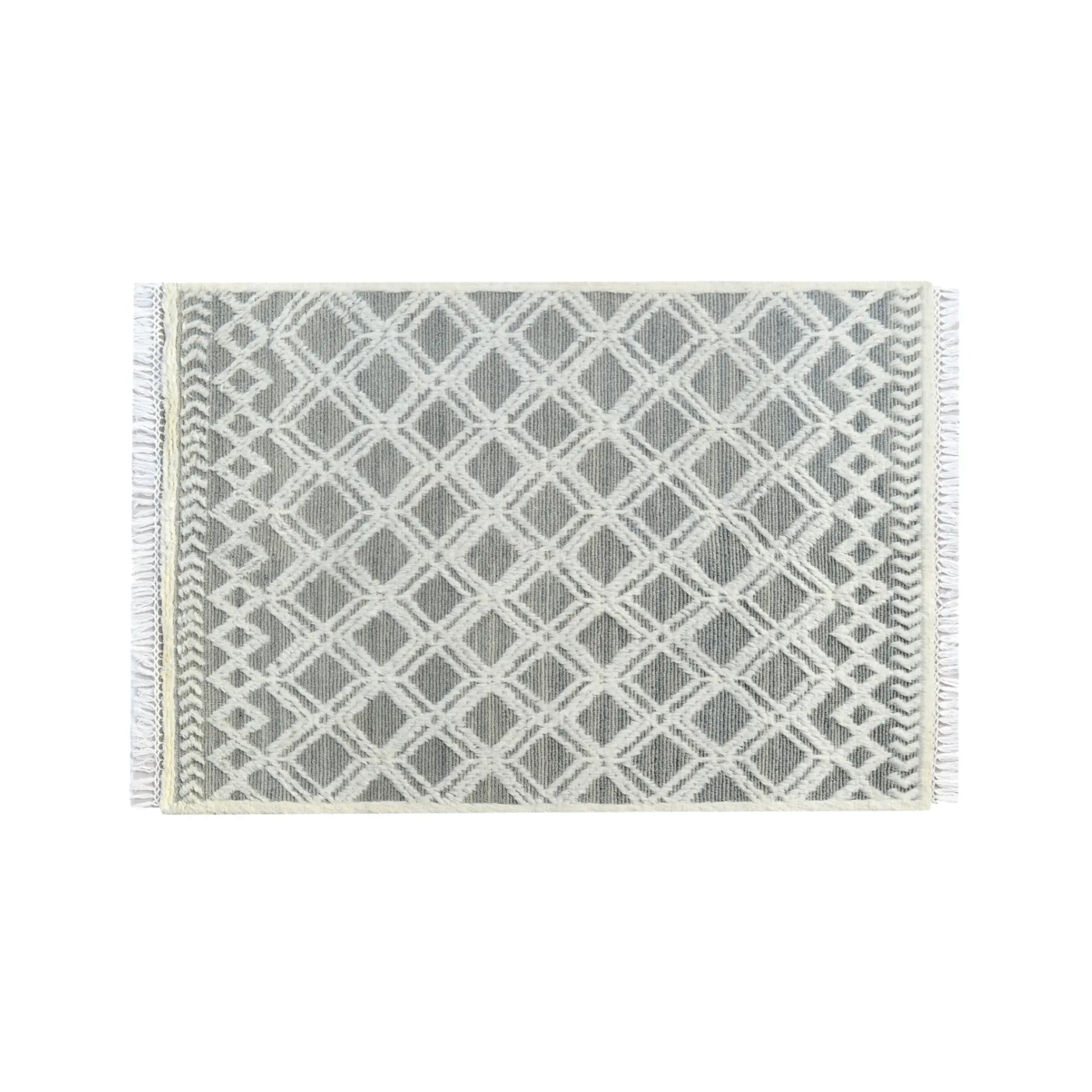 Mogihome, Oak Matta, Creme/Grå-Silvra Home