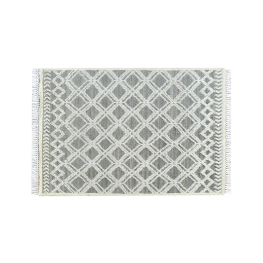 Mogihome, Oak Matta, Creme/Grå-Silvra Home