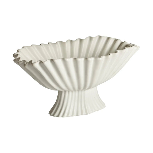 Mogihome, Vilja Skål På Fot, Creme-Silvra Home