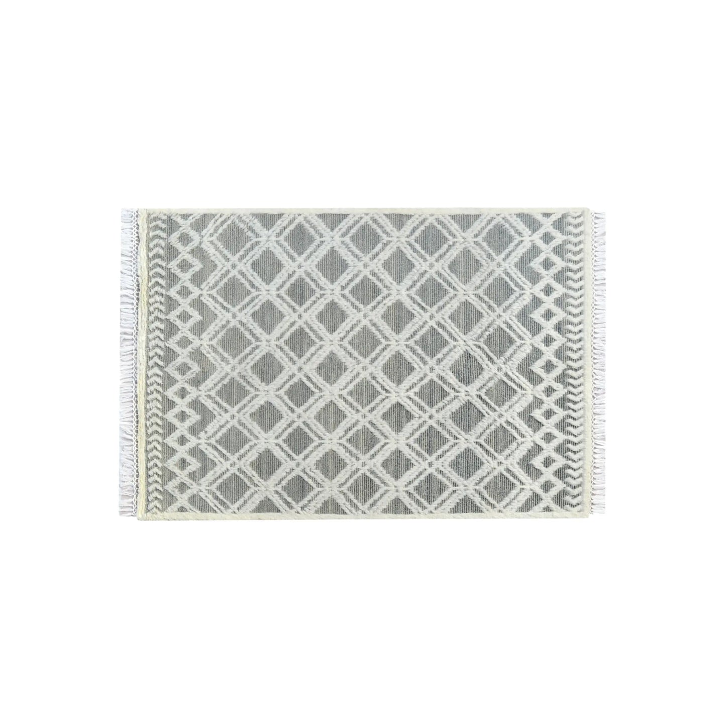 Mogihome, Oak Matta, Creme/Grå-Silvra Home
