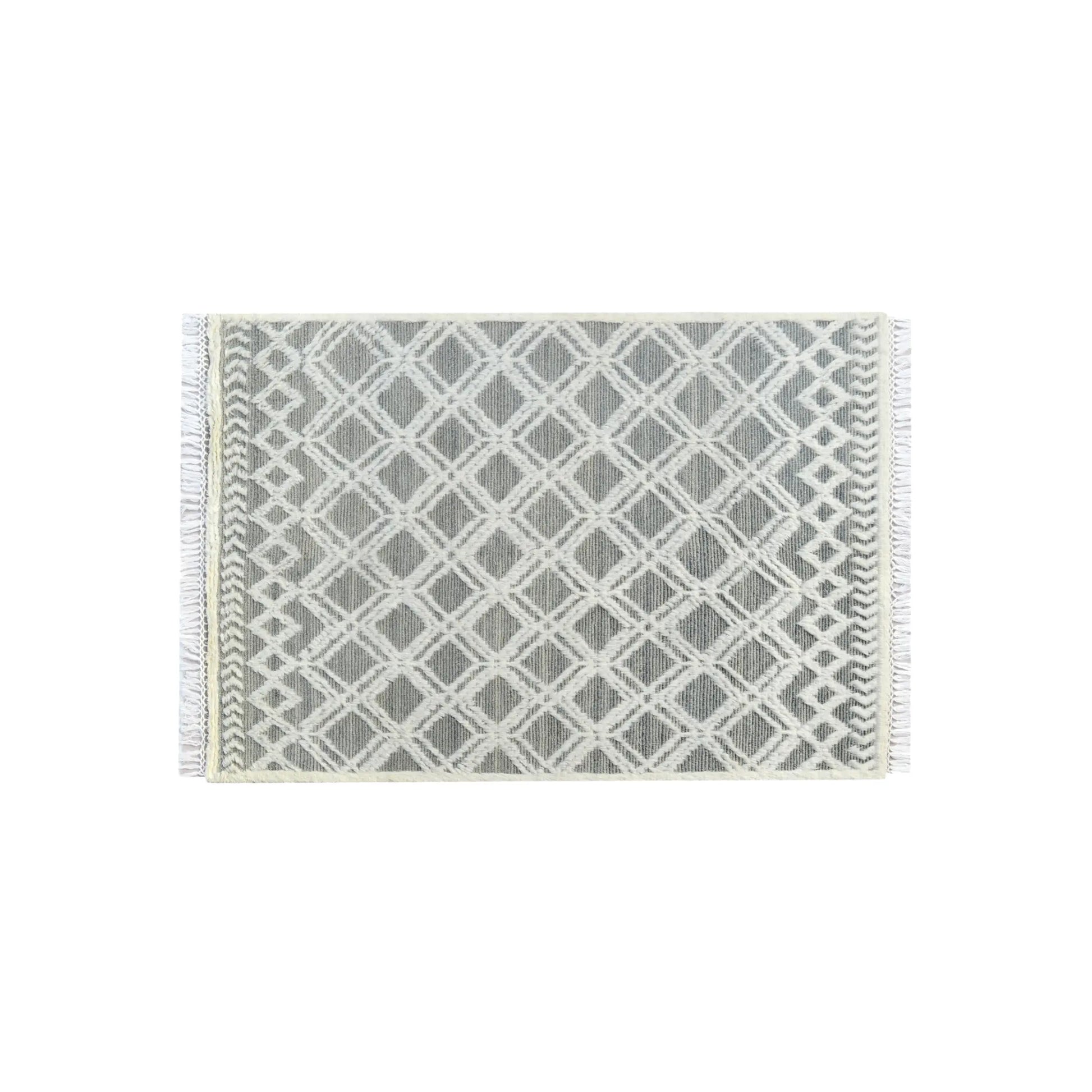 Mogihome, Oak Matta, Creme/Grå-Silvra Home