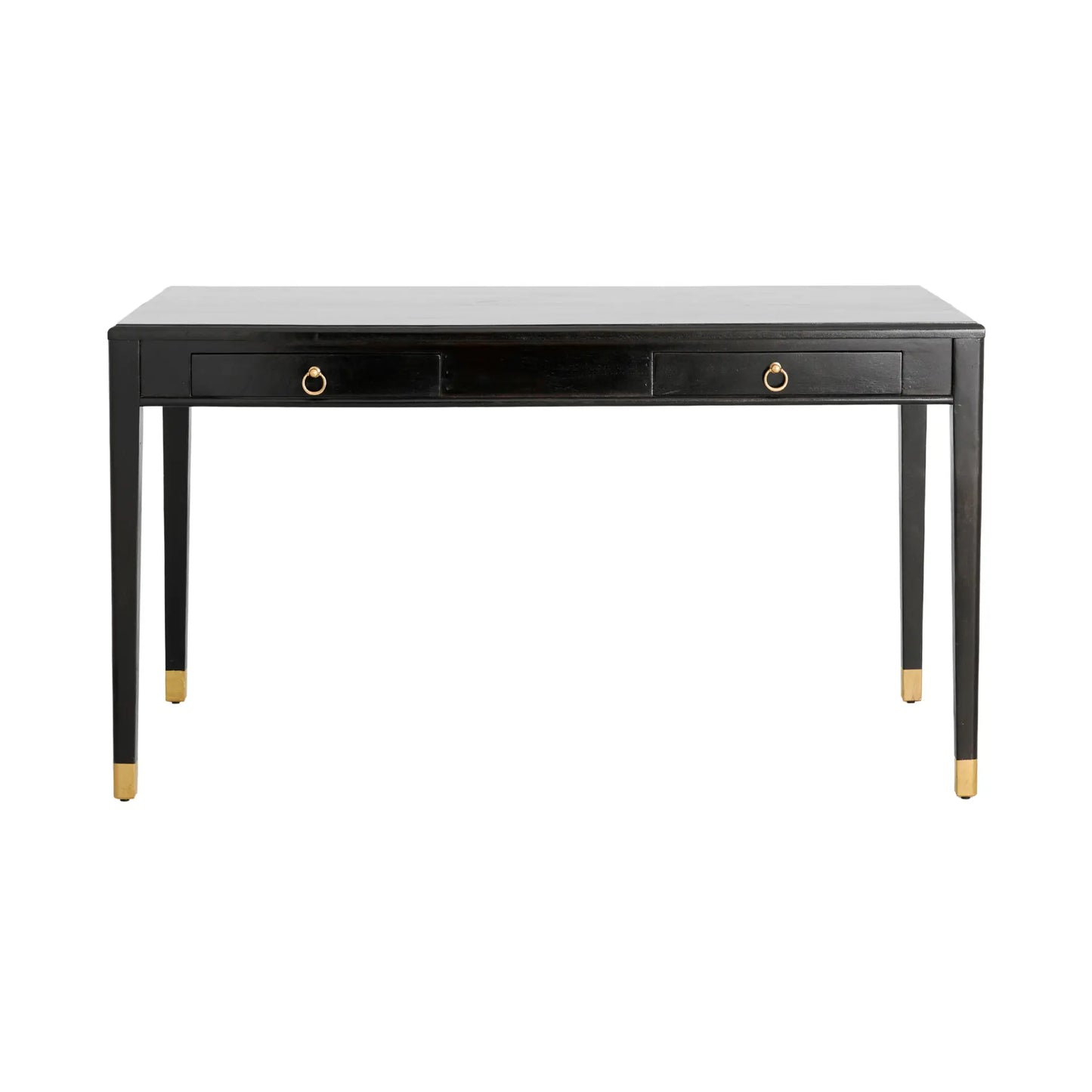 Nordal Ems Skrivbord med 2 Lådor, Svart