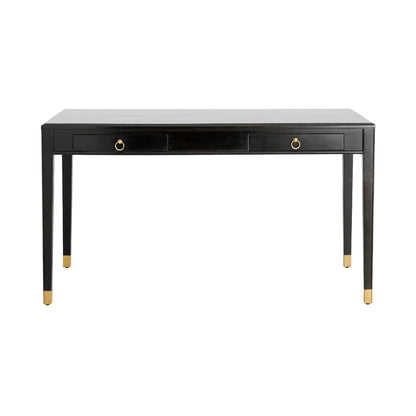 Nordal Ems Skrivbord med 2 Lådor, Svart