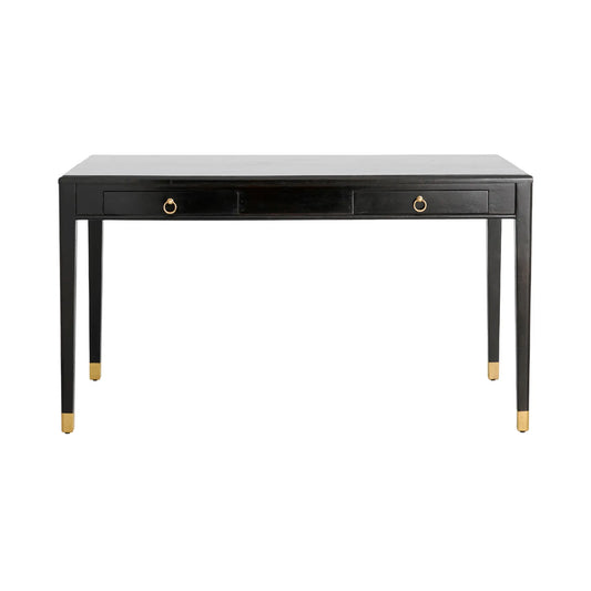 Nordal Ems Skrivbord med 2 Lådor, Svart