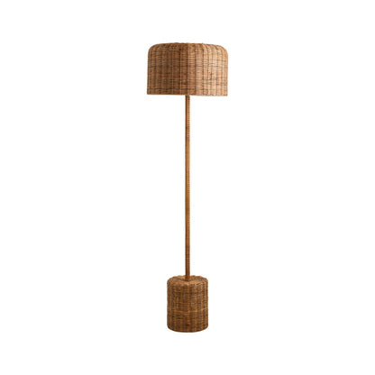 Nordal Cane Rattan Golvlampa, Natur