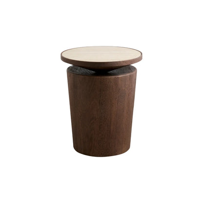 Nordal Kwando Sidobord med Travertine Skiva, Natur