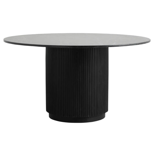 Nordal Erie Matbord Rund, Svart Marmor