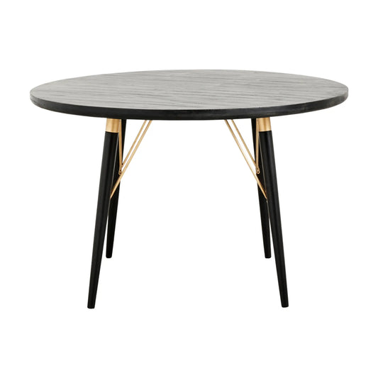 Nordal Luvua Matbord, Svart/Guld