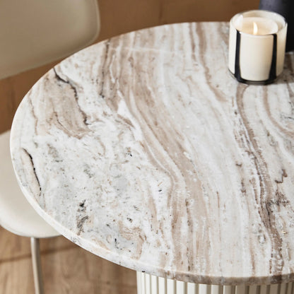 Nordal Erie Soffbord, Ivory Marmor