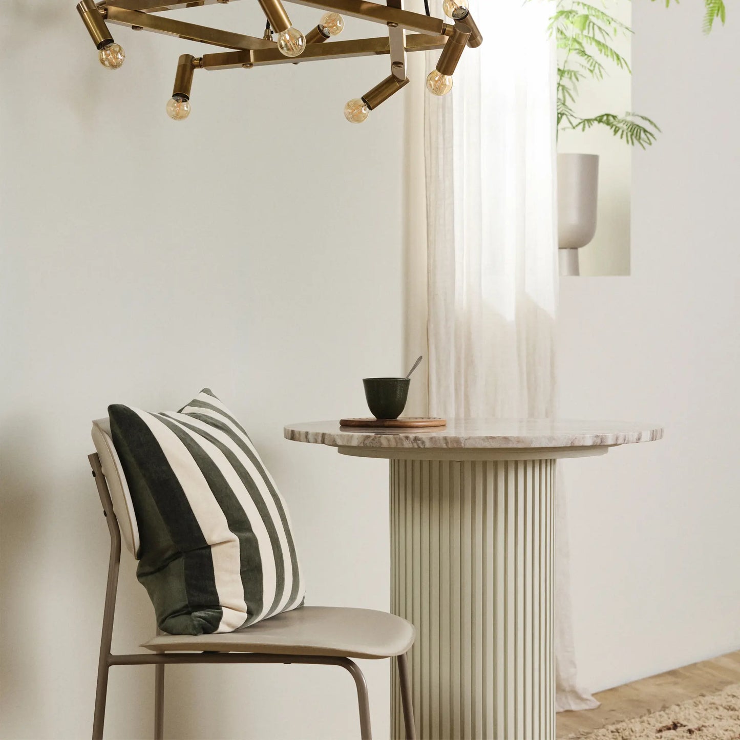 Nordal Erie Soffbord, Ivory Marmor