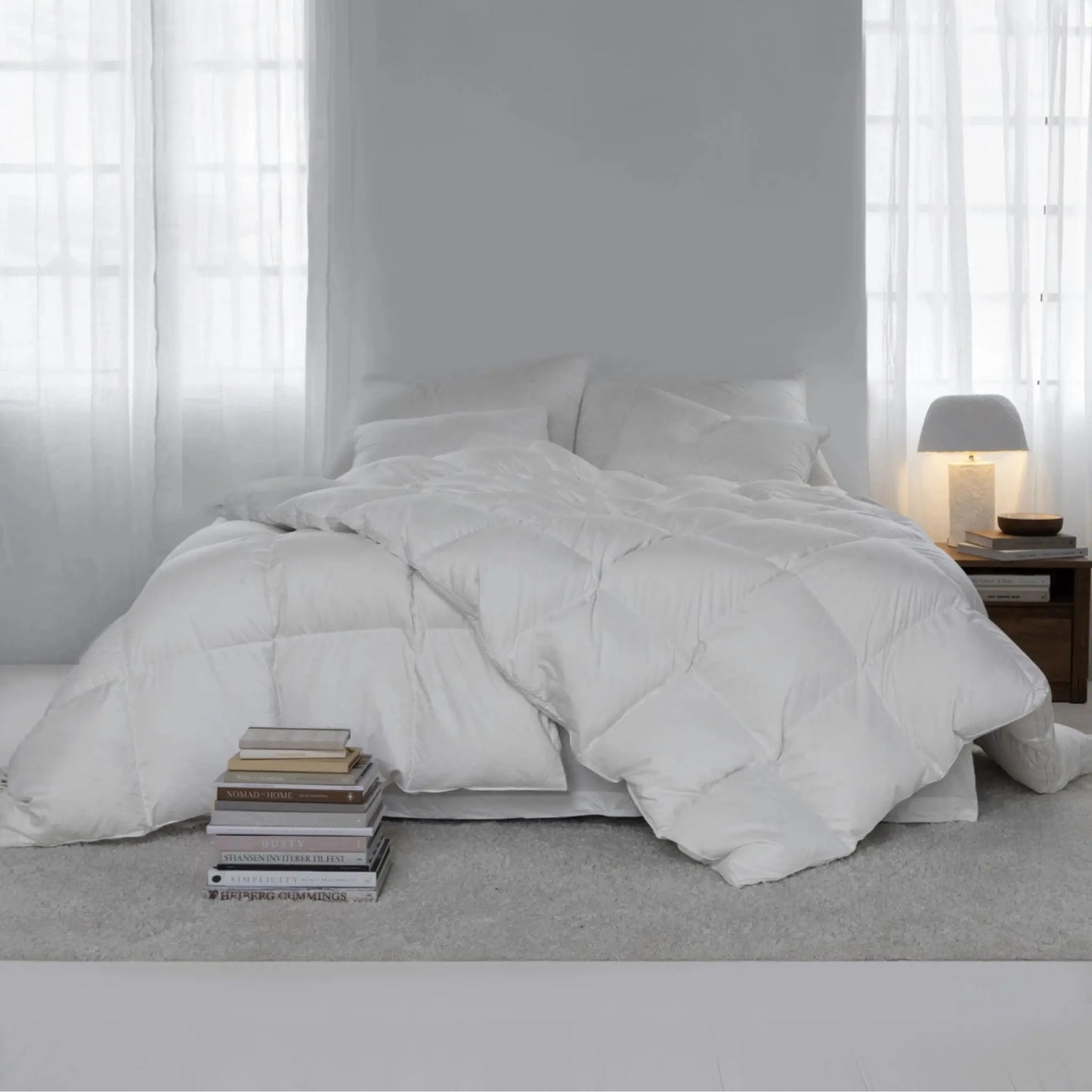 Norsk Dun 90 % Andduntäcke Extra Varm 150x210 cm, 1080g